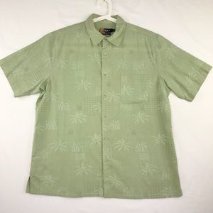 Boca Classics Mens XL Washable Silk Hawaiian Shirt